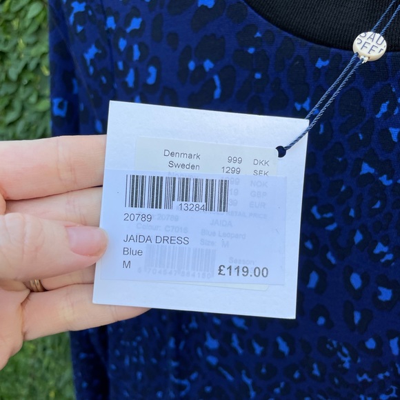 NWT | Baum und Pferdgarten | Jaida Blue Leopard Dress | Size M - Picture 8 of 10